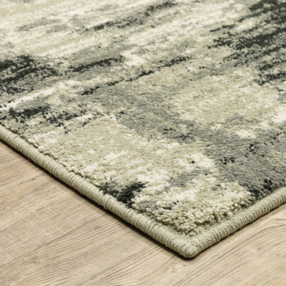 Seneca Grey Beige Modern & Contemporary Abstract Indoor Rug