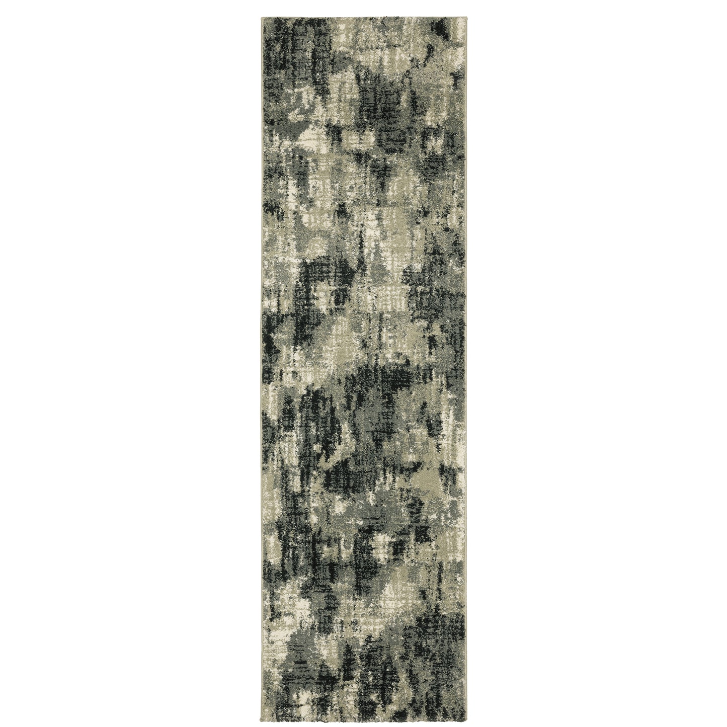 Seneca Grey Beige Modern & Contemporary Abstract Indoor Rug