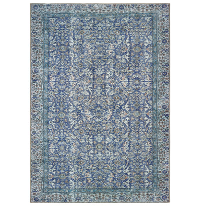 Sofia Blue  Bohemian Oriental Indoor Rug