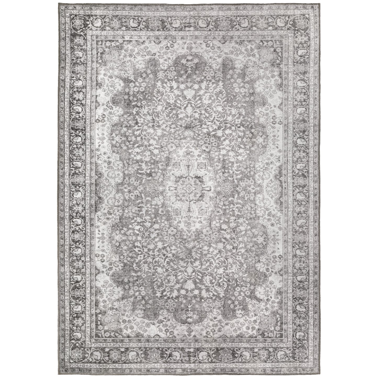 Sofia Grey  Bohemian Oriental Indoor Rug