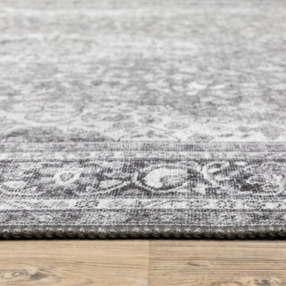 Sofia Grey  Bohemian Oriental Indoor Rug