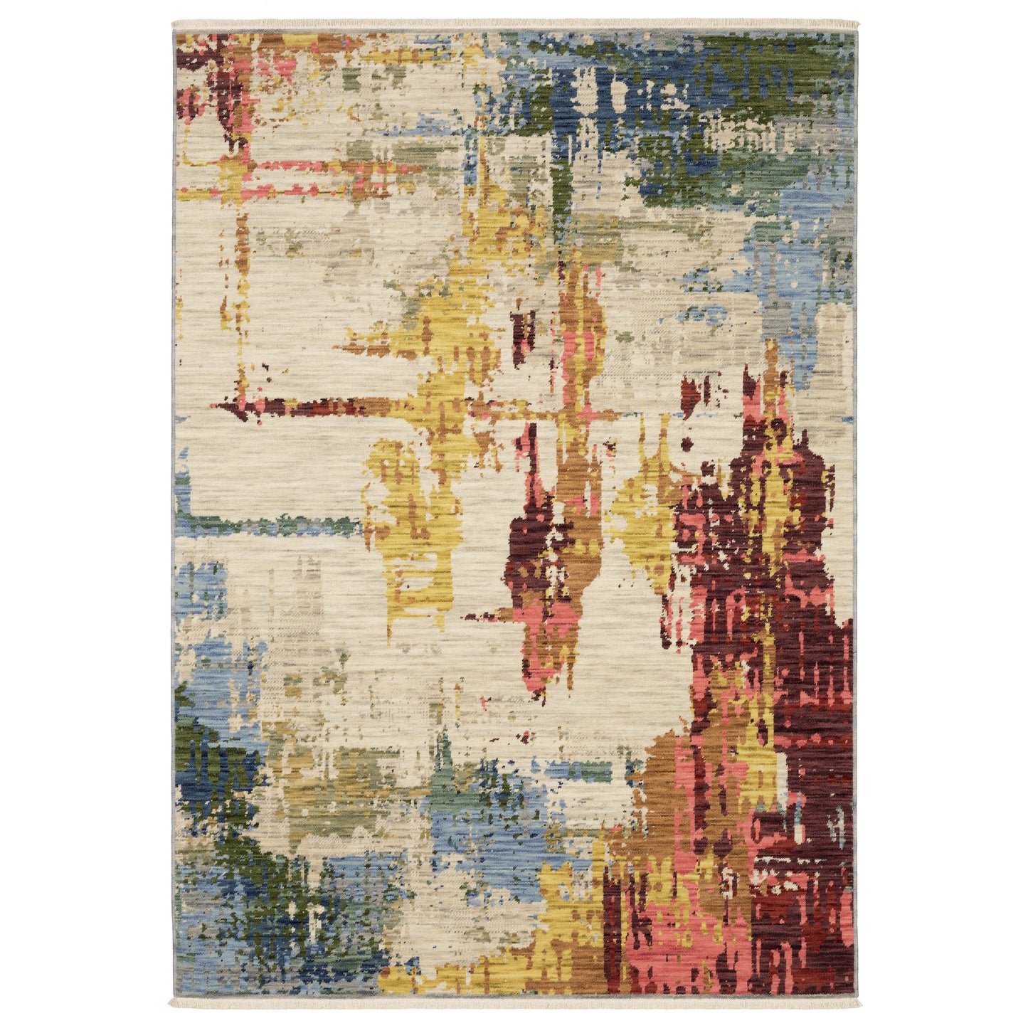 Soleri Beige Multi Modern & Contemporary Abstract Indoor Rug