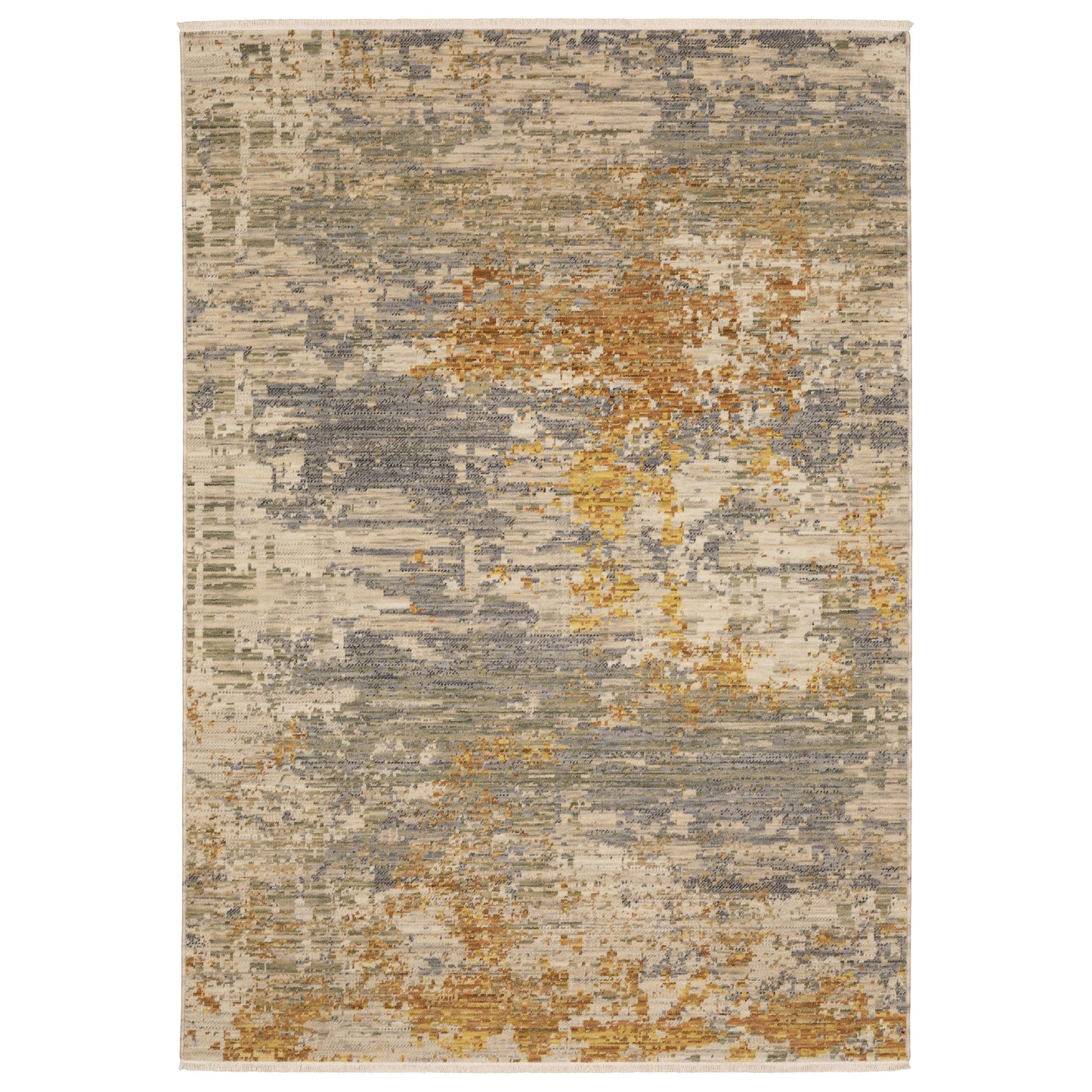 Soleri Beige Gold Modern & Contemporary Abstract Indoor Rug