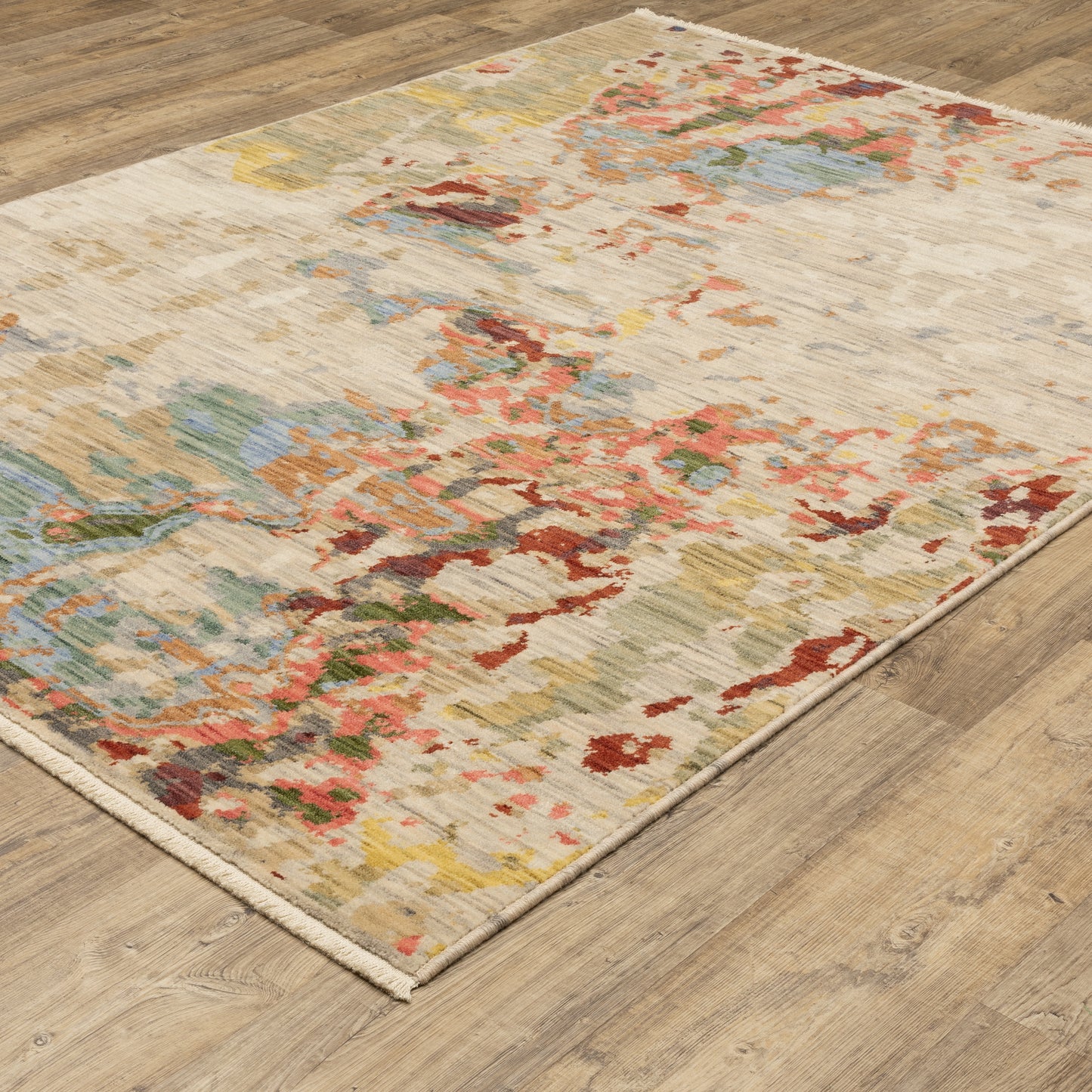 Soleri Beige Multi Modern & Contemporary Abstract Indoor Rug