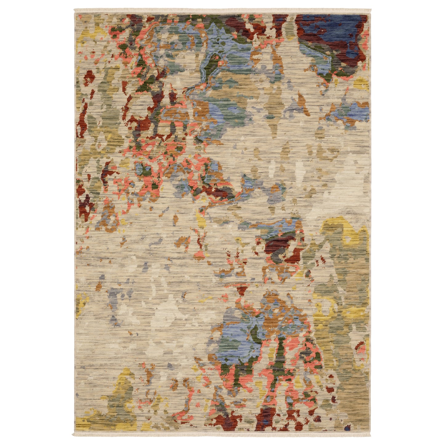 Soleri Beige Multi Modern & Contemporary Abstract Indoor Rug