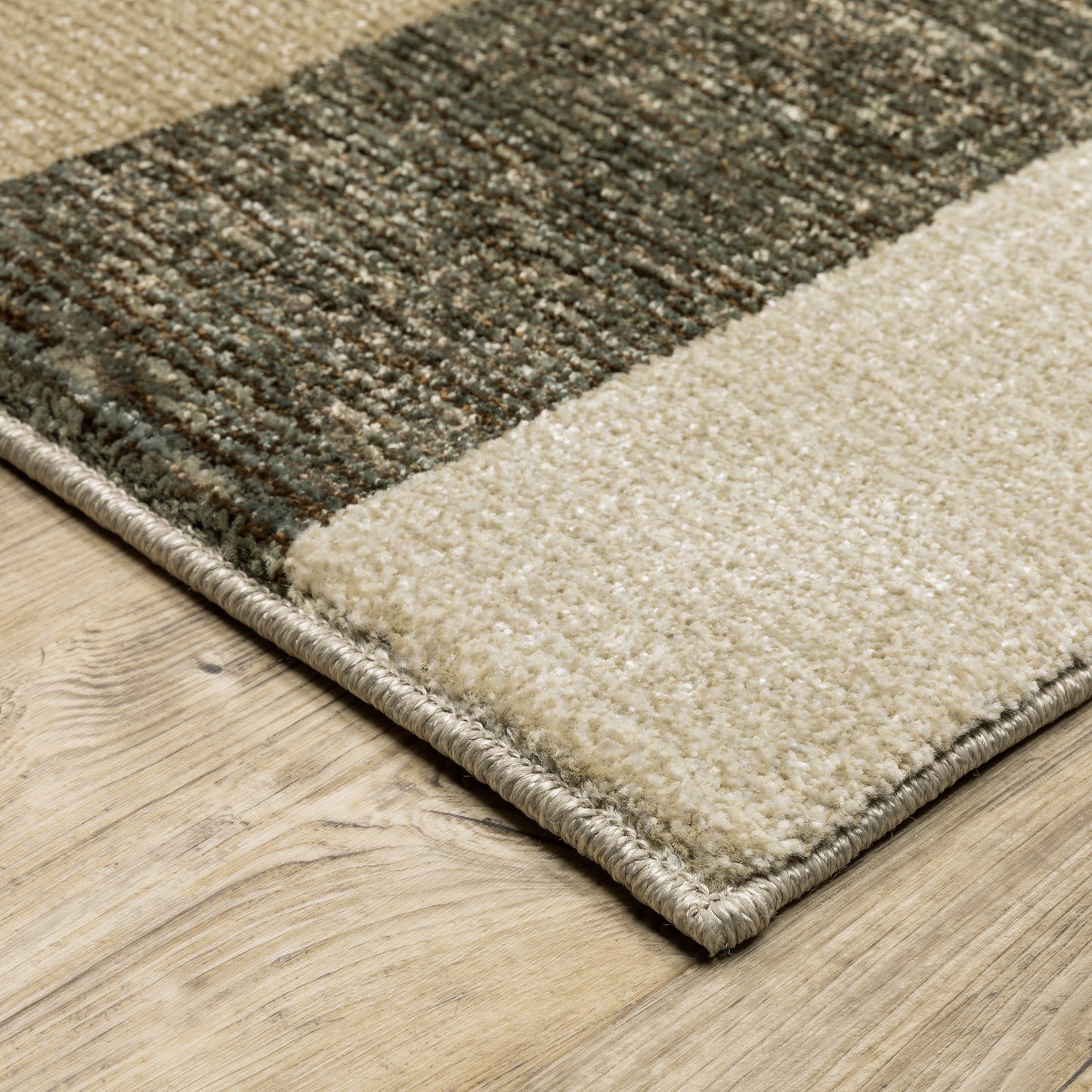 Strada Brown Beige Modern & Contemporary Geometric Indoor Rug