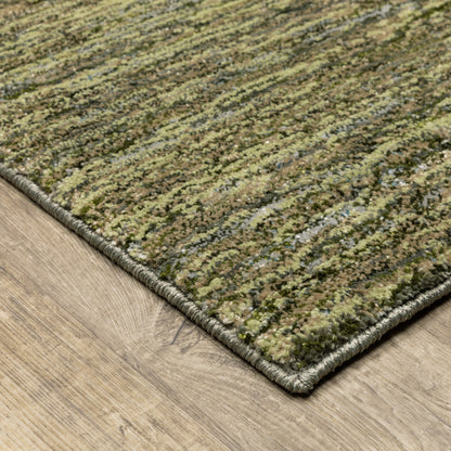 Strada Gold Green Modern & Contemporary Geometric Indoor Rug