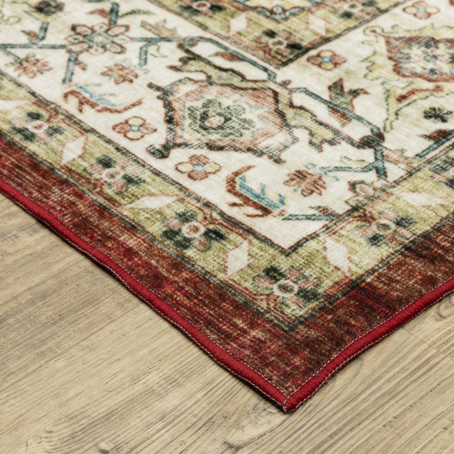 Sumter Red Ivory Traditional Oriental Indoor Rug