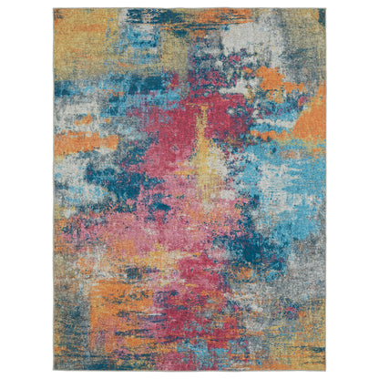 Sumter Multi-colored  Modern & Contemporary Abstract Indoor Rug