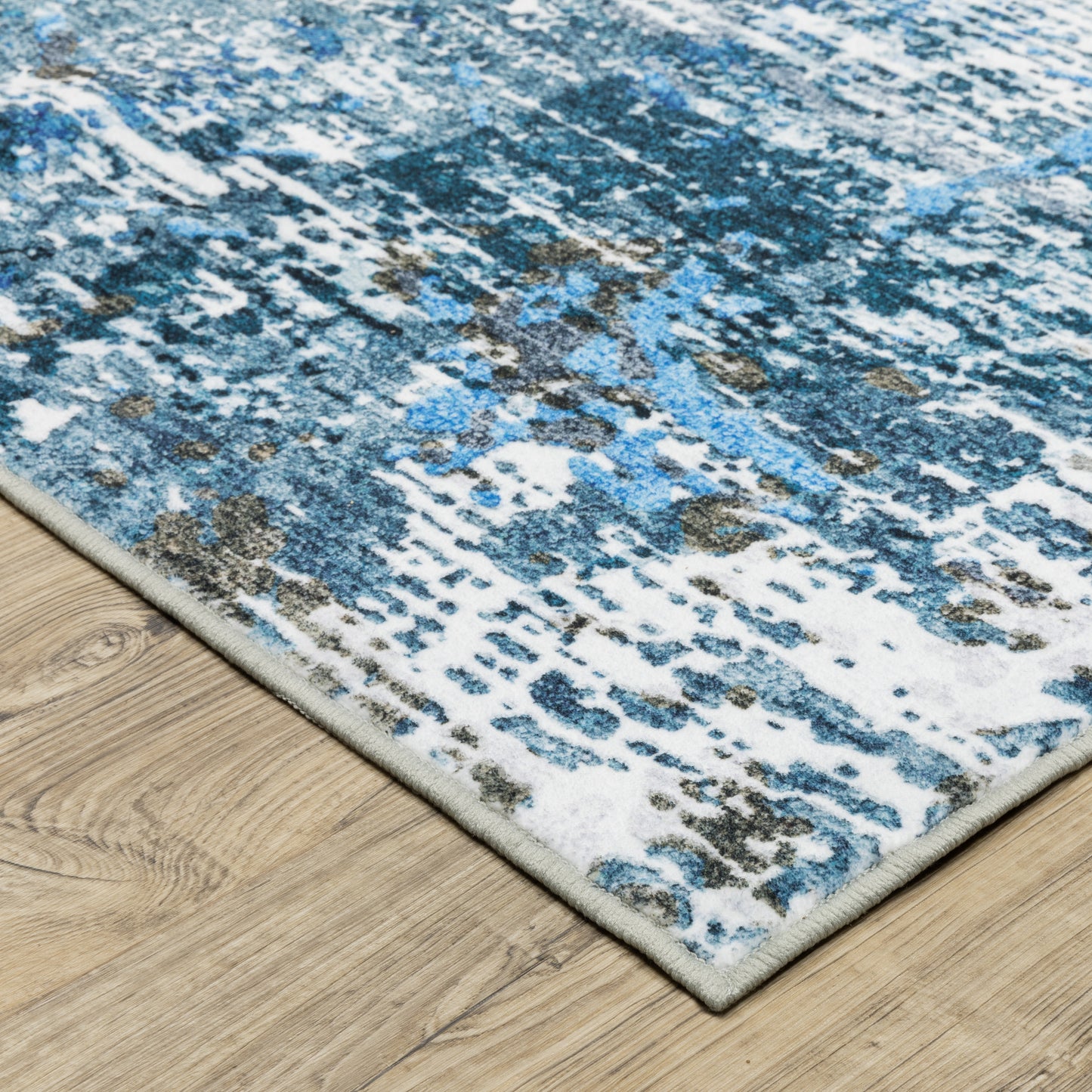 Sumter Blue Ivory Modern & Contemporary Abstract Indoor Rug