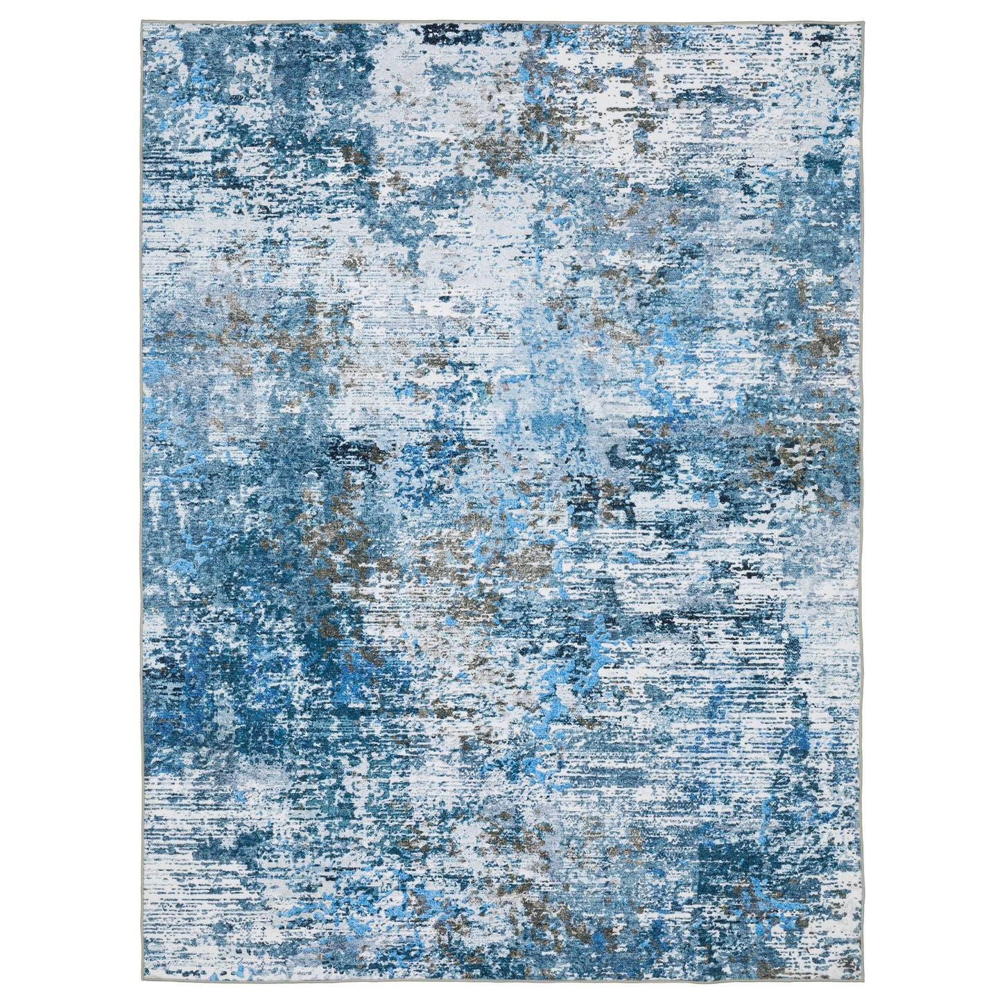 Sumter Blue Ivory Modern & Contemporary Abstract Indoor Rug