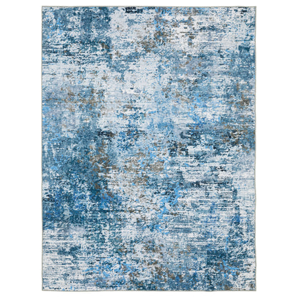 Sumter Blue Ivory Modern & Contemporary Abstract Indoor Rug