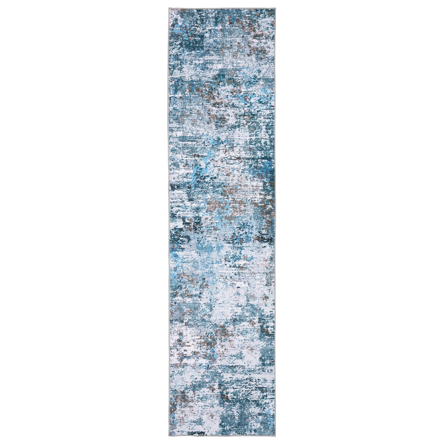 Sumter Blue Ivory Modern & Contemporary Abstract Indoor Rug