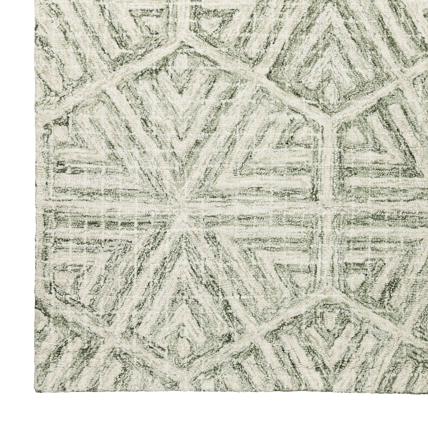 Tallavera Grey Ivory Transitional Geometric Indoor Rug