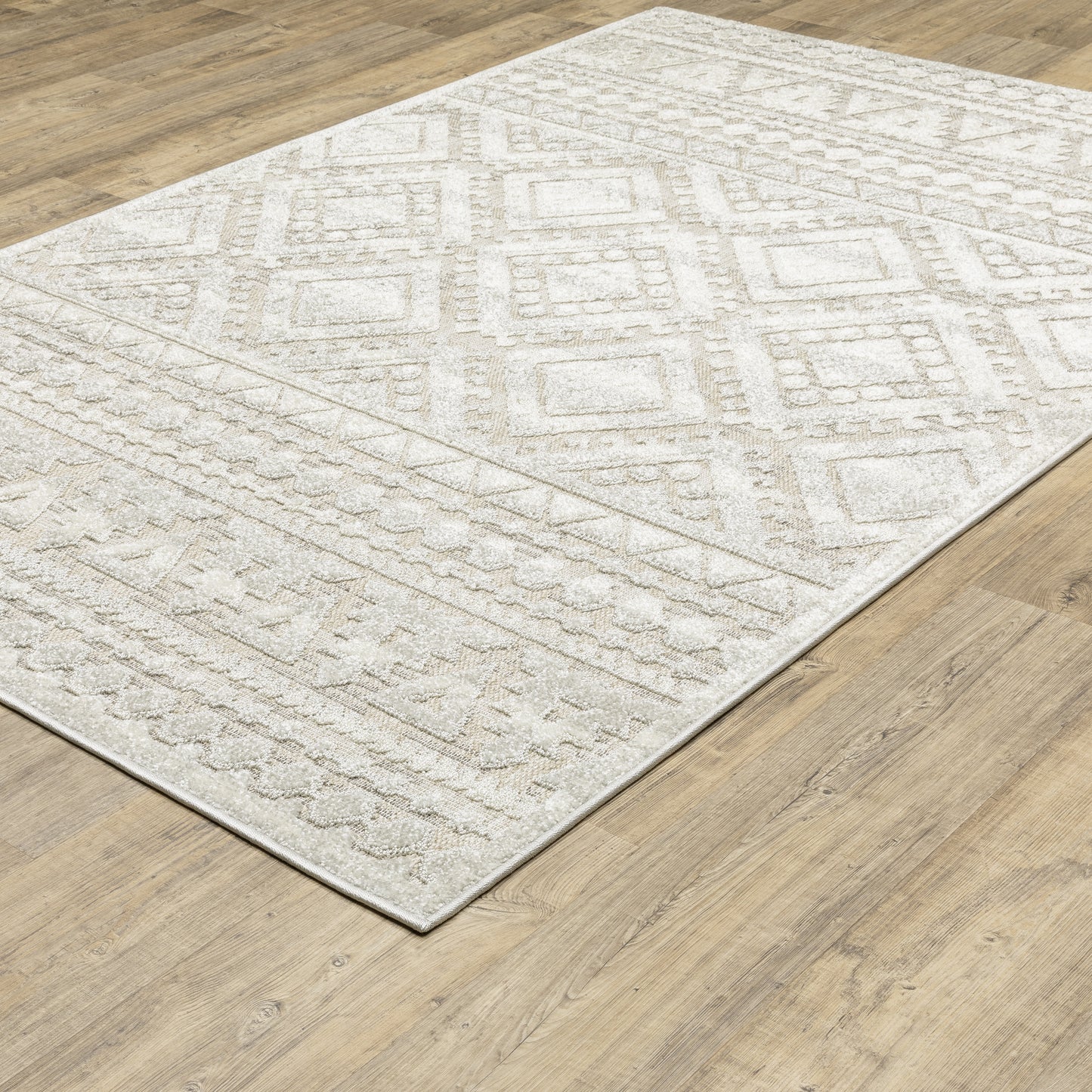 Tangier Beige Ivory Global Southwest/Lodge Indoor Rug