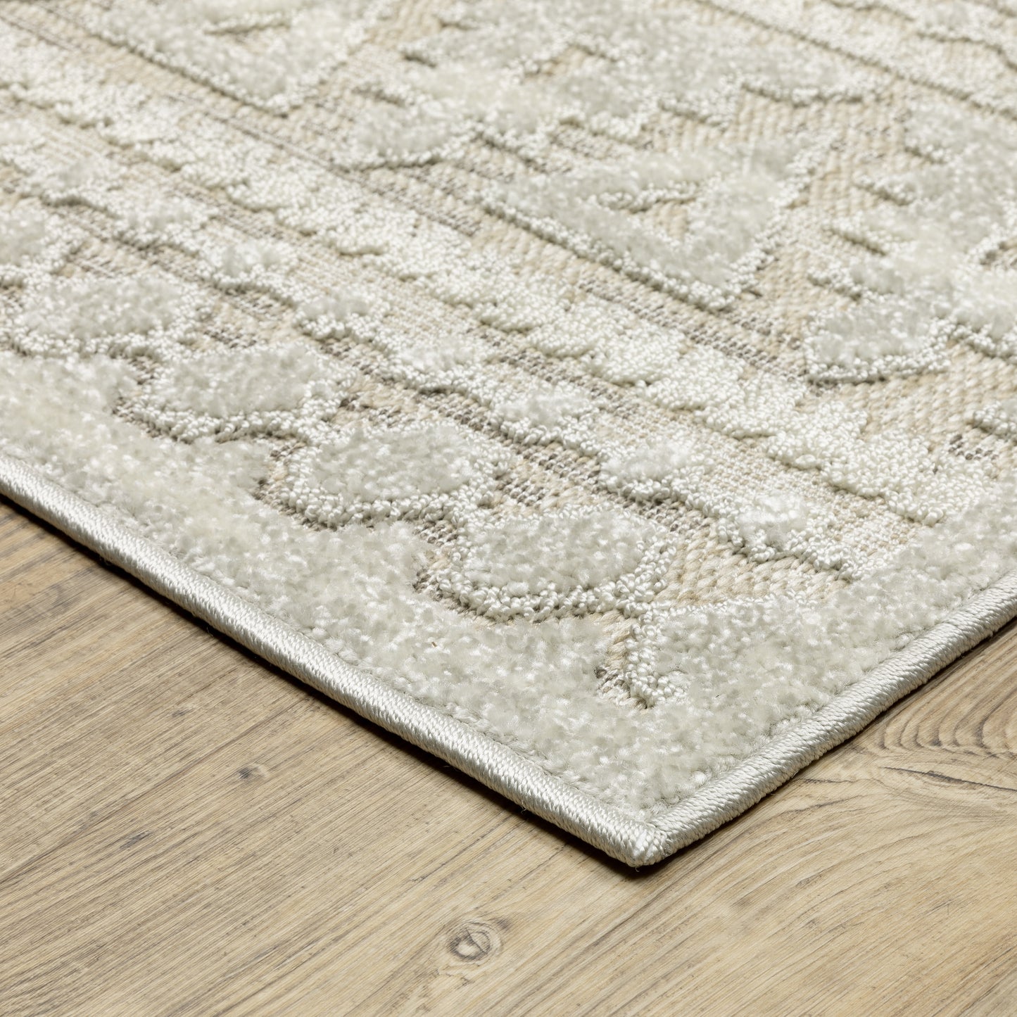 Tangier Beige Ivory Global Southwest/Lodge Indoor Rug