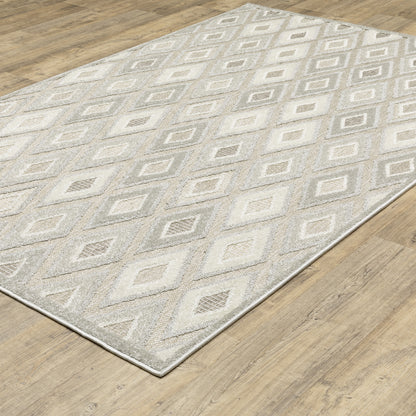 Tangier Beige Grey Global Diamond Indoor Rug