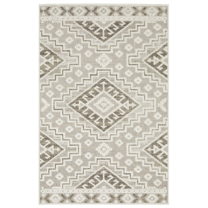 Tangier Beige Brown Global Southwest/Lodge Indoor Rug