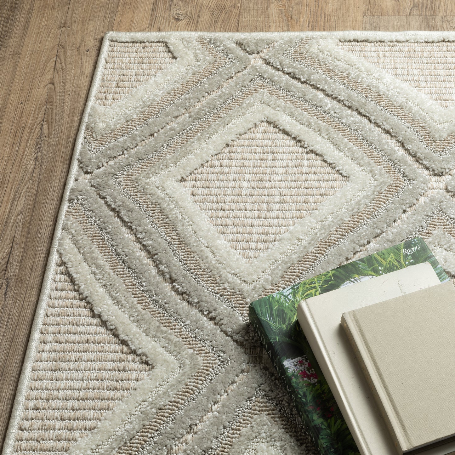 Tangier Grey Beige Global Diamond Indoor Rug