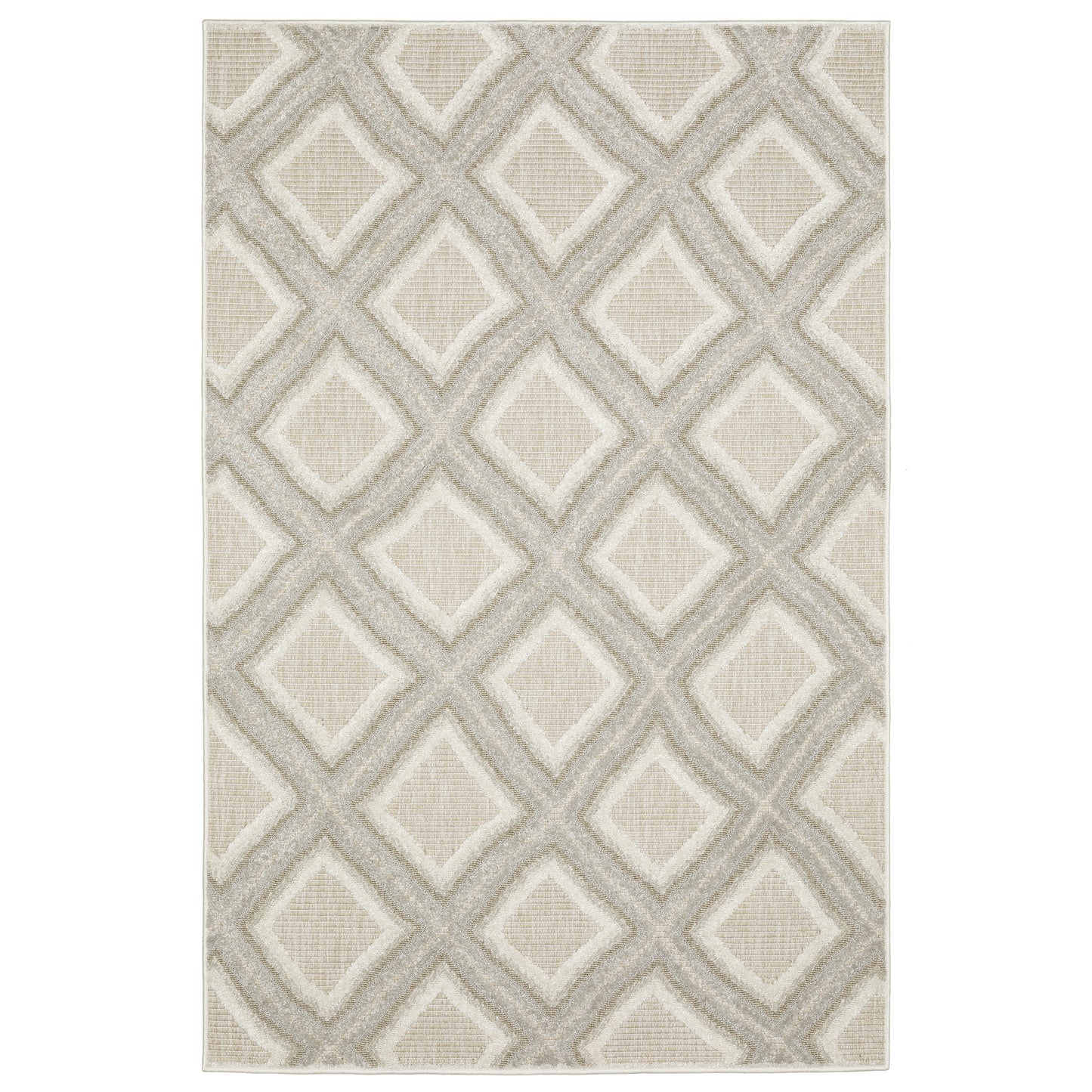 Tangier Grey Beige Global Diamond Indoor Rug