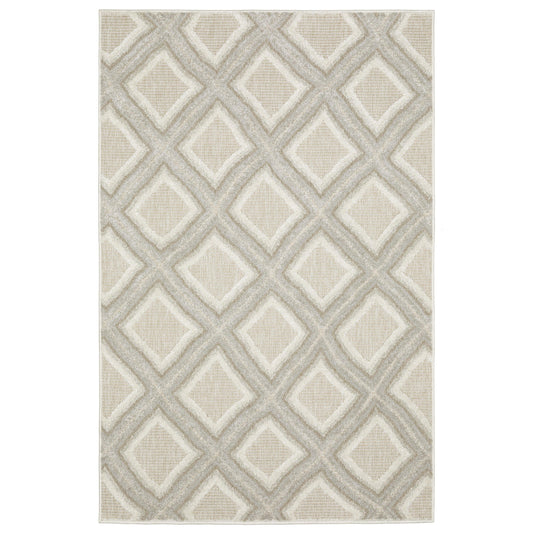 Tangier Grey Beige Global Diamond Indoor Rug