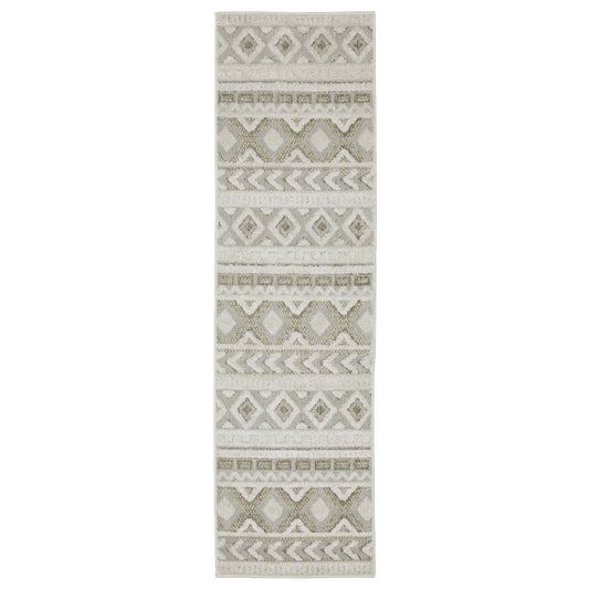 Tangier Grey Beige Global Southwest/Lodge Indoor Rug