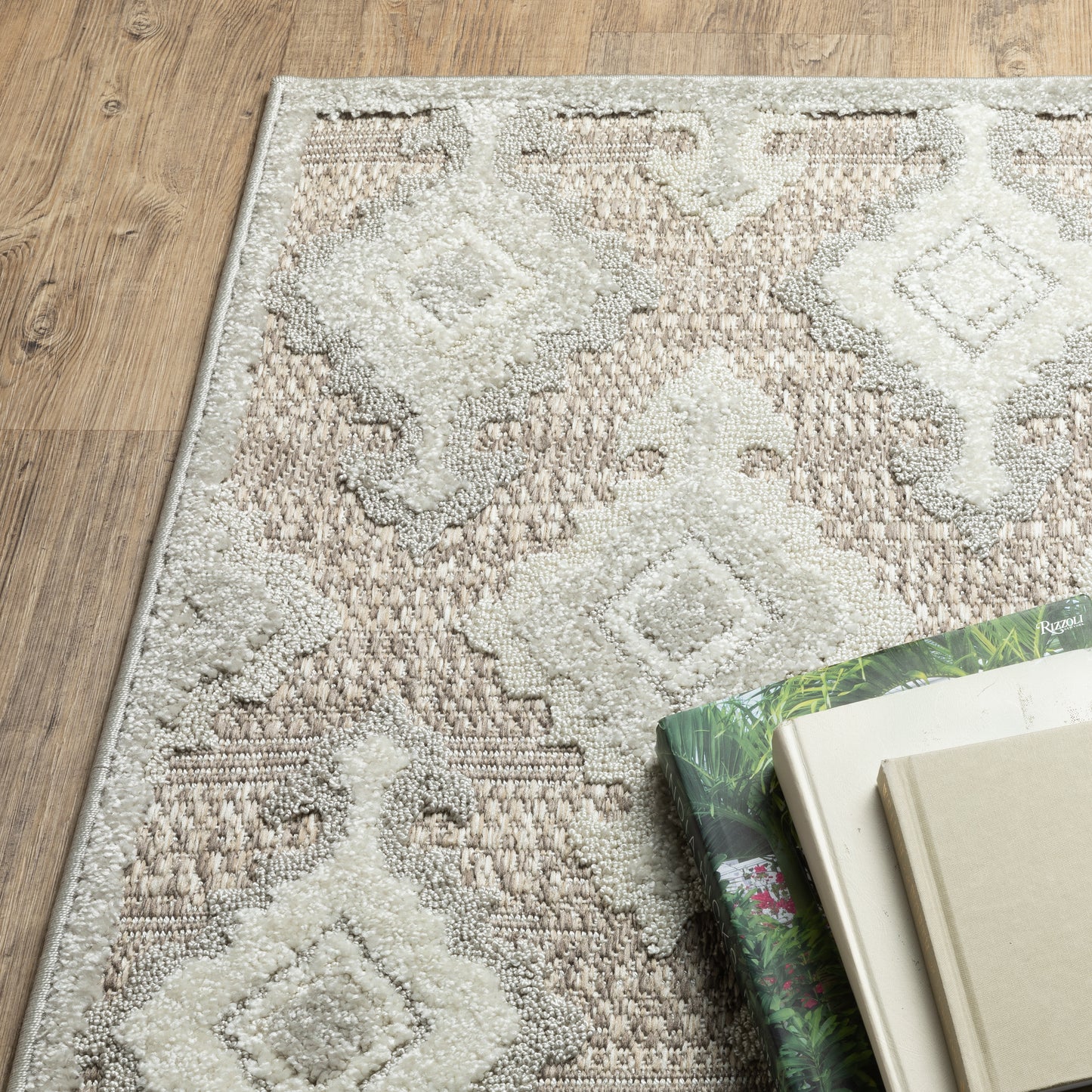 Tangier Beige Grey Global Oriental Indoor Rug