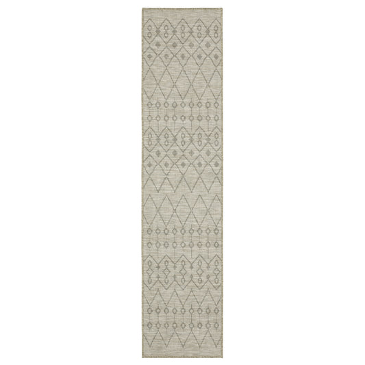 Tortuga Tan Black Casual Geometric Ulimate Performance - Indoor/Outdoor Rug