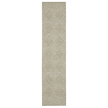 Tortuga Tan Beige Casual Geometric Ulimate Performance - Indoor/Outdoor Rug