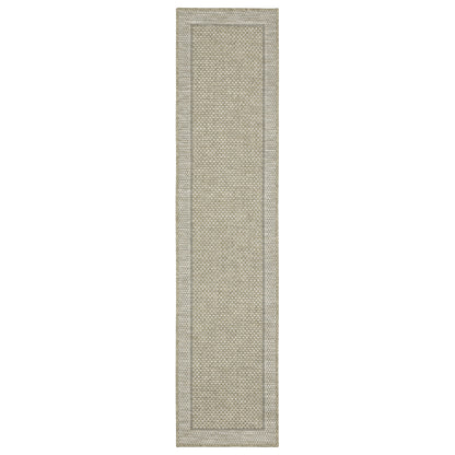 Tortuga Tan Black Casual Border Ulimate Performance - Indoor/Outdoor Rug