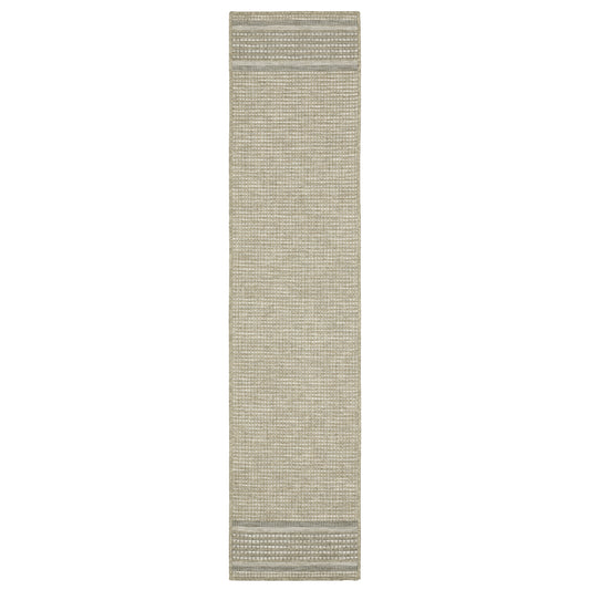 Tortuga Tan Black Casual Border Ulimate Performance - Indoor/Outdoor Rug