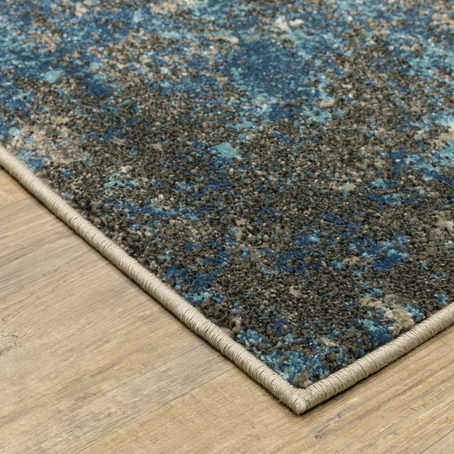 Venice Blue Grey Modern & Contemporary Abstract Indoor Rug