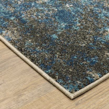 Venice Blue Grey Modern & Contemporary Abstract Indoor Rug