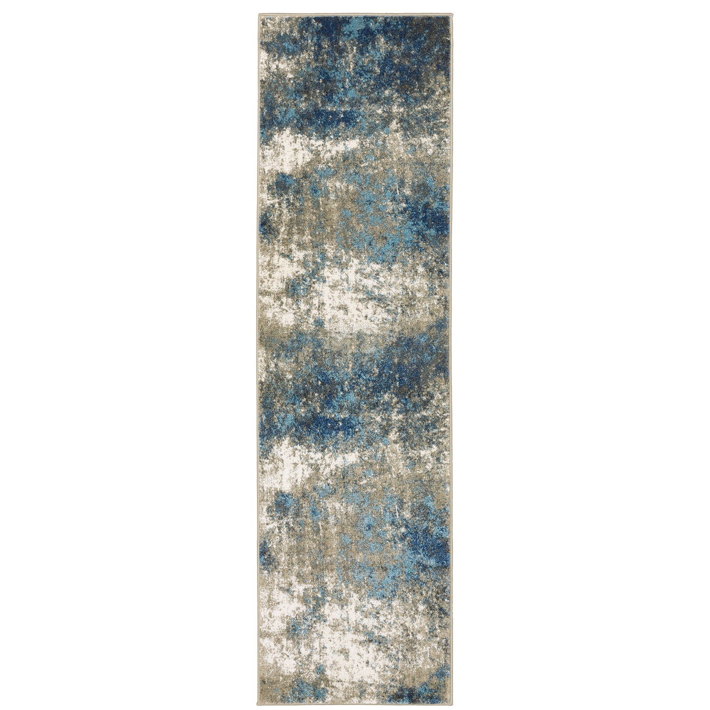 Venice Blue Grey Modern & Contemporary Abstract Indoor Rug