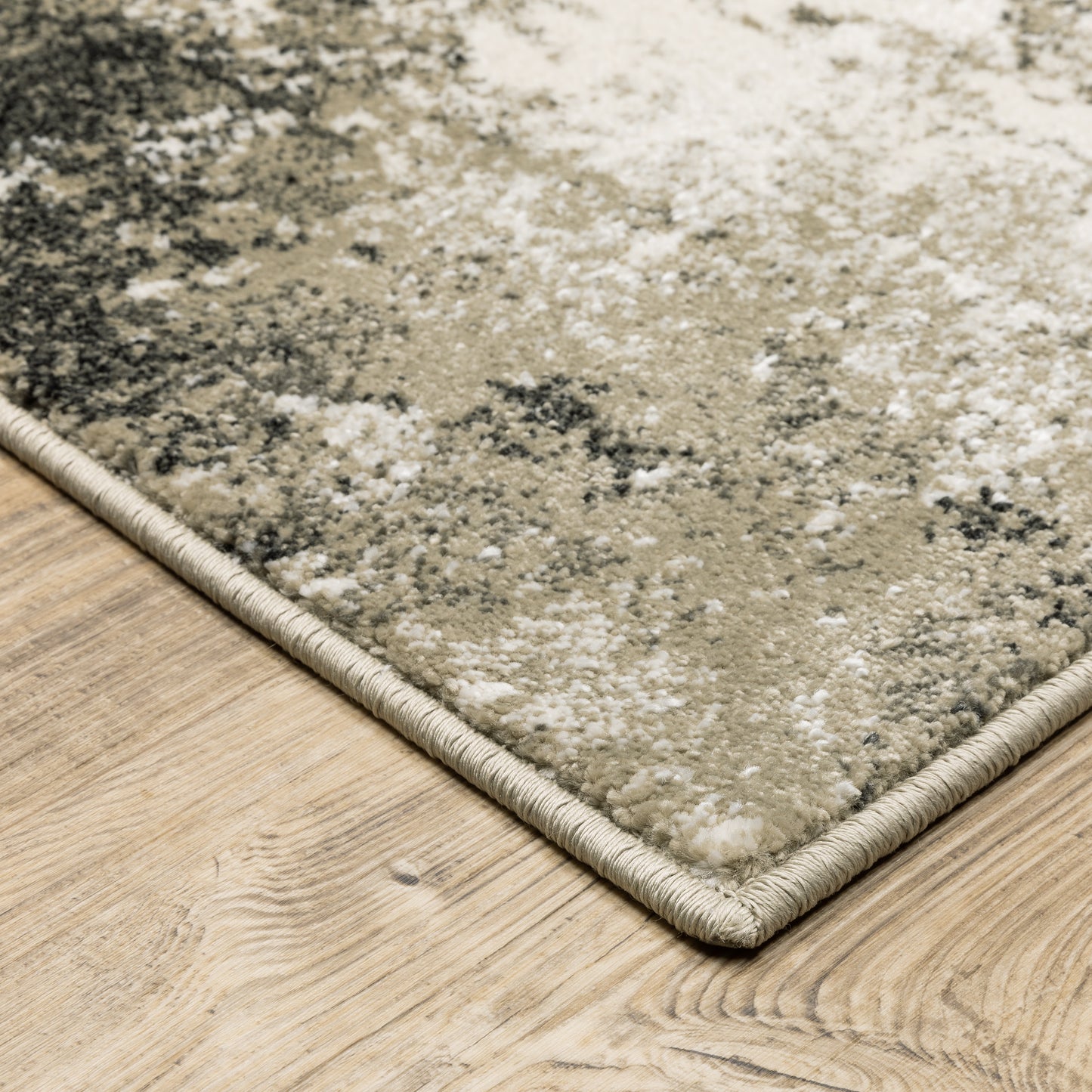 Venice Charcoal Beige Modern & Contemporary Abstract Indoor Rug