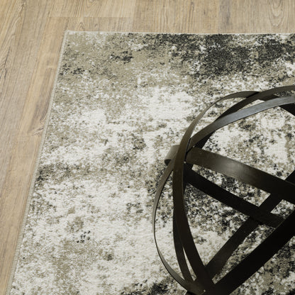 Venice Charcoal Beige Modern & Contemporary Abstract Indoor Rug