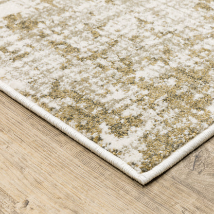 Venice Beige Gold Modern & Contemporary Abstract Indoor Rug