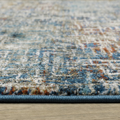 Venice Blue Multi Modern & Contemporary Abstract Indoor Rug