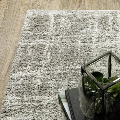 Verona Grey Ivory Modern & Contemporary Abstract Indoor Rug