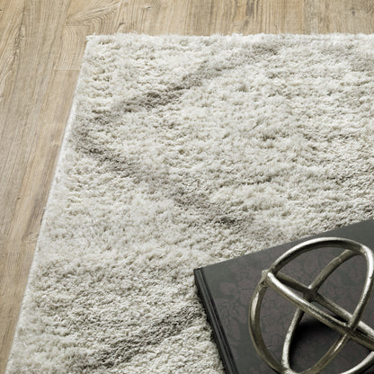 Verona Ivory Grey Modern & Contemporary Geometric Indoor Rug