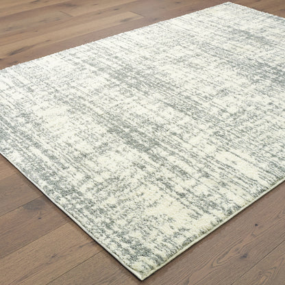 Verona Ivory Grey Modern & Contemporary Abstract Indoor Rug