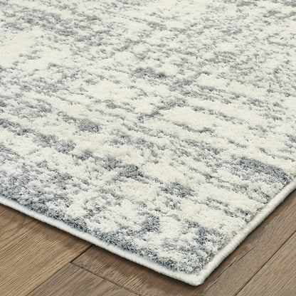 Verona Ivory Grey Modern & Contemporary Abstract Indoor Rug