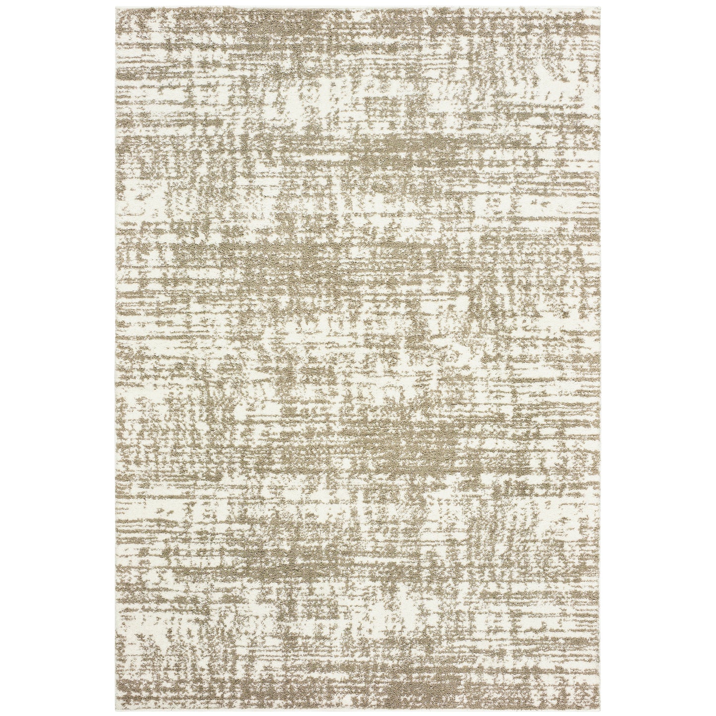 Verona Ivory Taupe Modern & Contemporary Abstract Indoor Rug