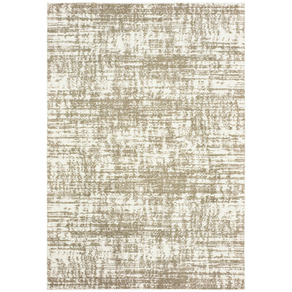 Verona Ivory Taupe Modern & Contemporary Abstract Indoor Rug