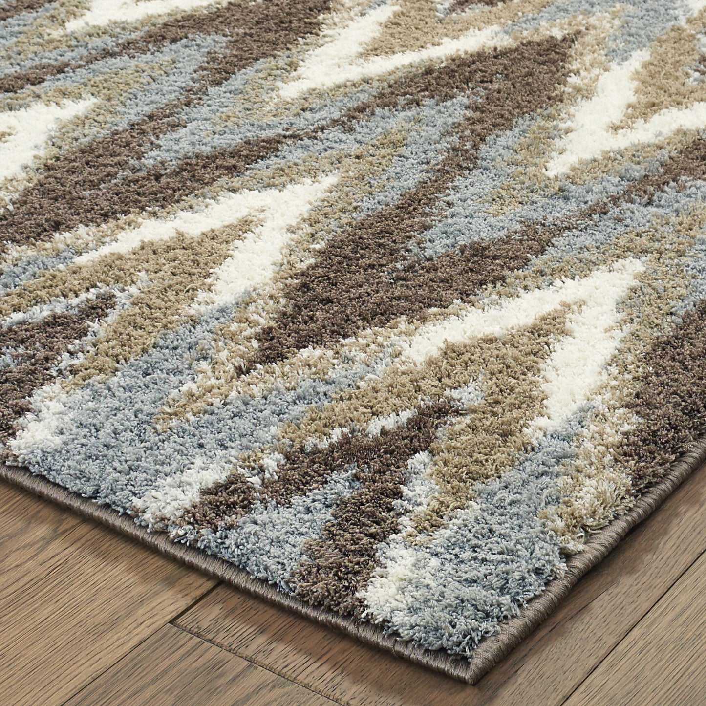 Verona Grey Taupe Modern & Contemporary Geometric Indoor Rug