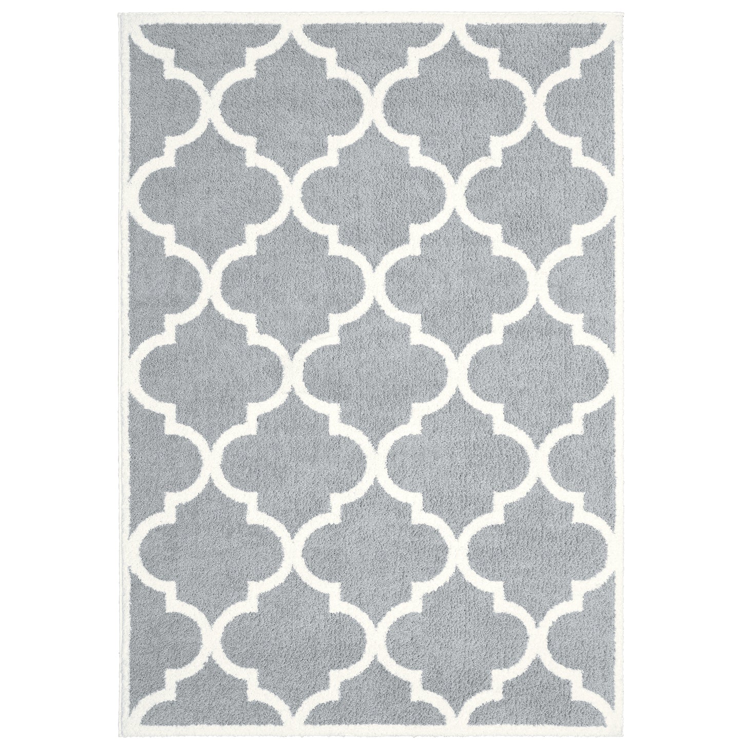 Verona Grey Ivory Moroccan Geometric Indoor Rug