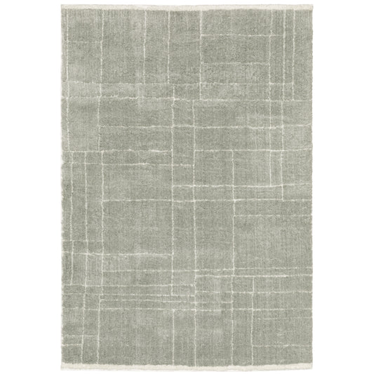 Verona Grey Ivory Modern & Contemporary Abstract Indoor Rug