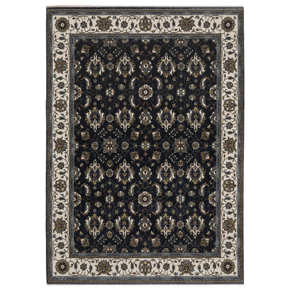 Vivian Blue Ivory Traditional Oriental Indoor Rug