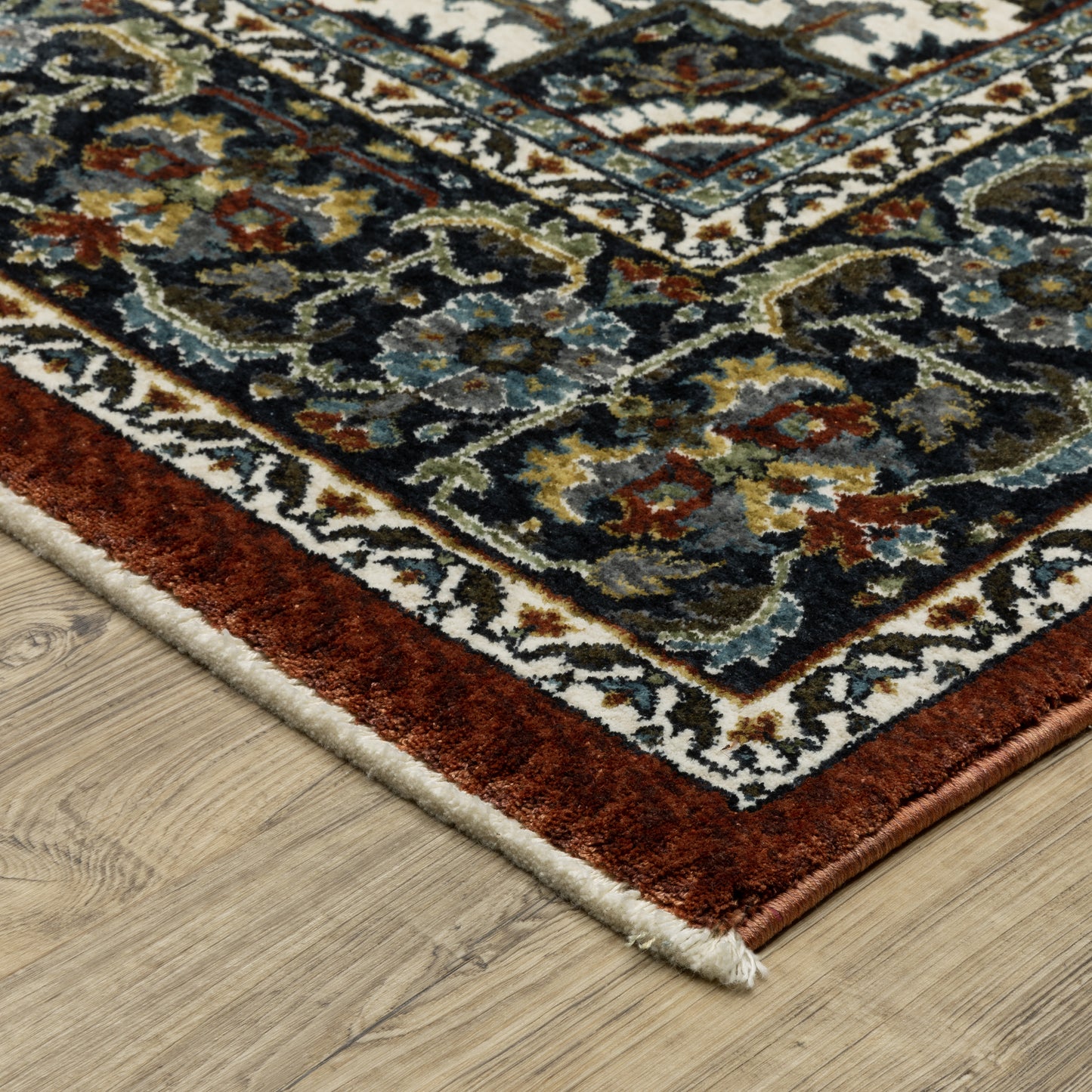 Vivian Red Multi Traditional Oriental Indoor Rug