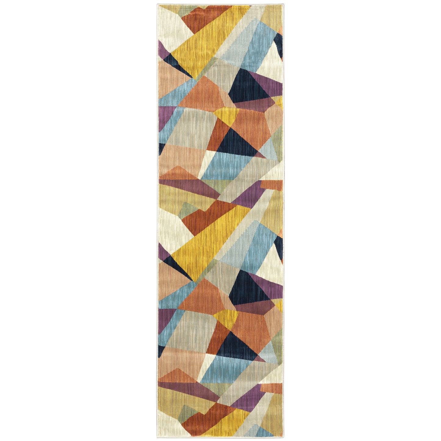 Xanadu Multi-colored  Modern & Contemporary Geometric Indoor Rug